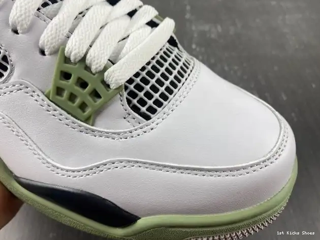 1st Kicks Air Jordan 4 Seafoam WMNS AQ9129-103 0523